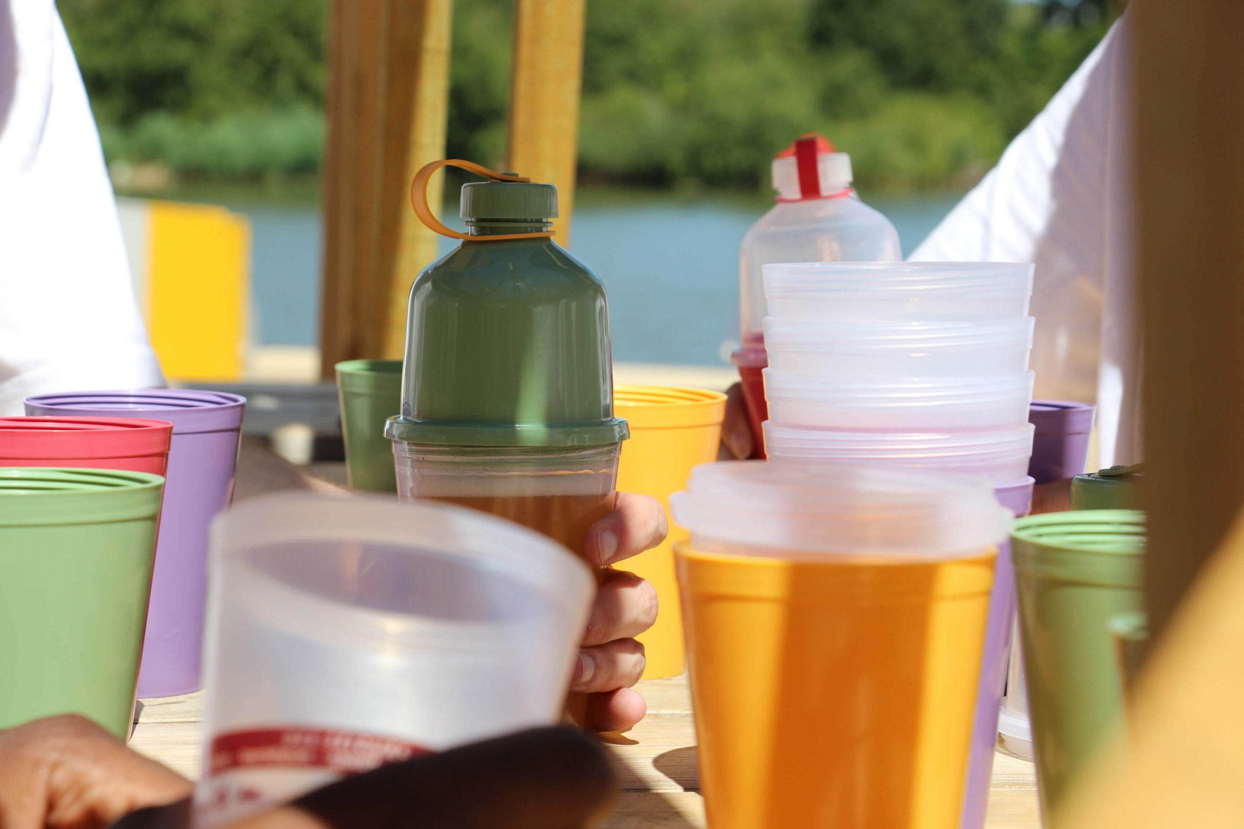 Ecocup avec couvercle pour un festival plus sécurisé