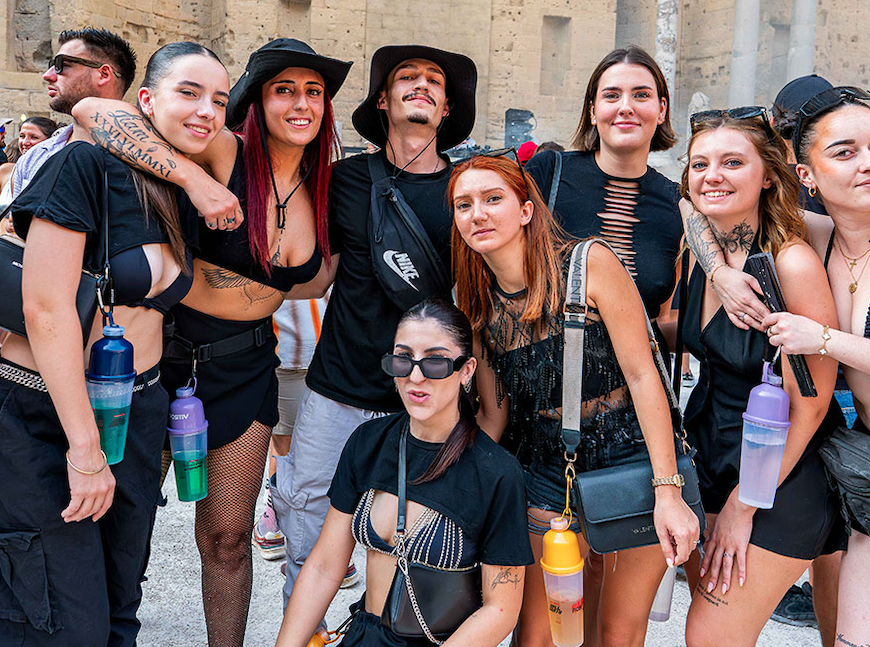 Groupe festivaliers avec Botcup